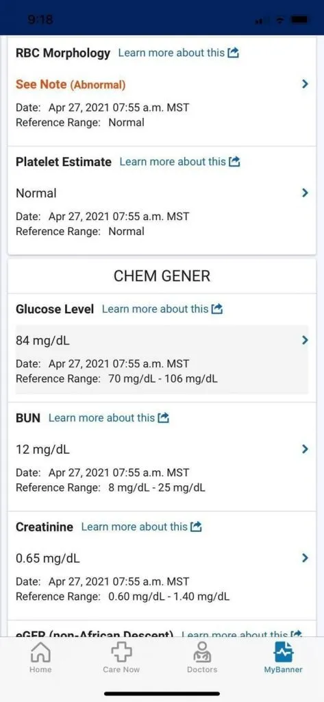 What routine blood work will I have done? - Colontown University